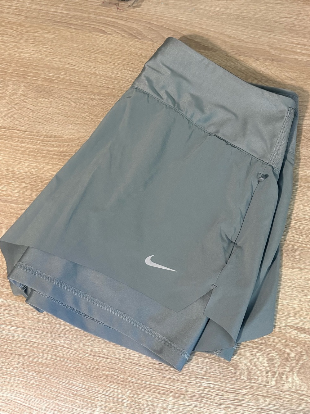 Nike Dri-Fit Grey Athletic Running Shorts - Lightweight Performance